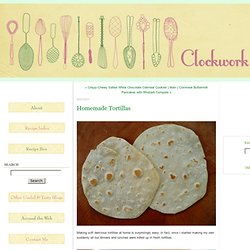 Homemade Tortillas