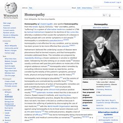 Homeopathy