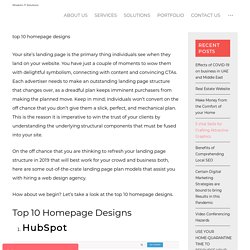 Top 10 Homepage Designs - Wisdom IT Solutions