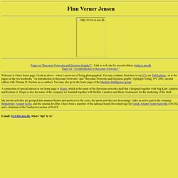 The homepage of Finn Verner Jensen