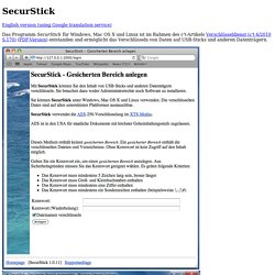 Homepage SecurStick