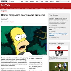 Homer Simpson's scary maths problems