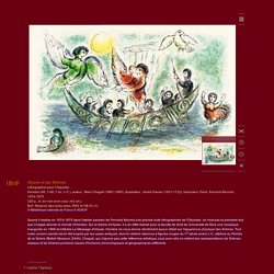 Les Sirènes, lithographie de Marc Chagall