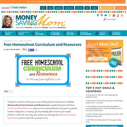Free Homeschool Curriculum and Resources