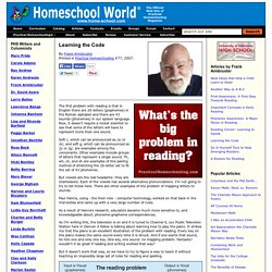 Learning the Code - Practical Homeschooling Magazine