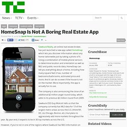 HomeSnap Is Not A Boring Real Estate App