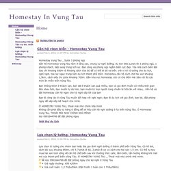 Homestay In Vung Tau