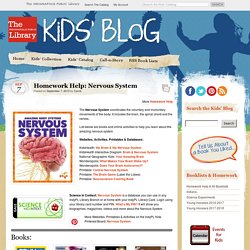 Homework Help: Nervous System Kids' Blog