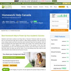 Homework Help : Online Best Homework Help And Writing Service Canada
