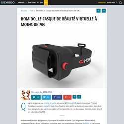Homido, le casque de réalité virtuelle à moins de 70€