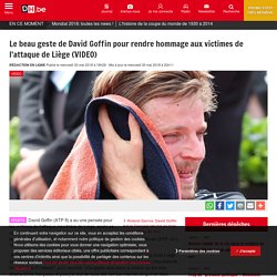 Le beau geste de David Goffin pour rendre hommage aux victimes de l'attaque de Liège (VIDEO)