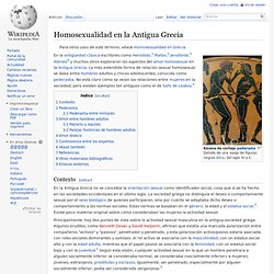Homosexualidad en la Antigua Grecia