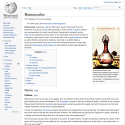 Homunculus