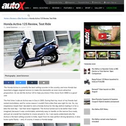 Honda Activa 125 Review, Test Ride