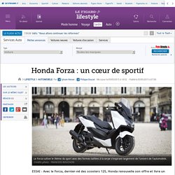 Honda Forza : un cœur de sportif