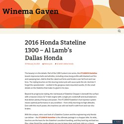 2016 Honda Stateline 1300 – Al Lamb’s Dallas Honda