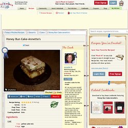 Honey Bun Cake-Annette's Recipe