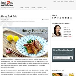 Honey Pork Belly