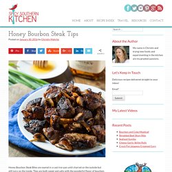Honey Bourbon Steak Tips