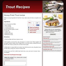 Honey-Fried Trout recipe