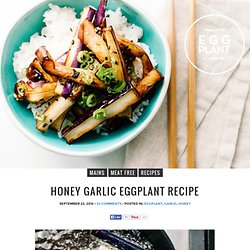 Honey Garlic Eggplant Recipe