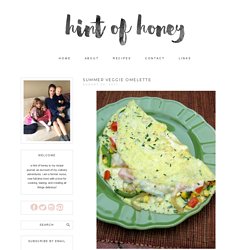 a hint of honey: Summer Veggie Omelette
