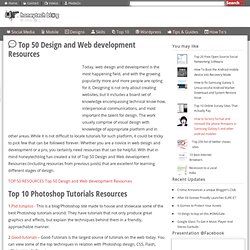 Top 50 Design and Web development Resources