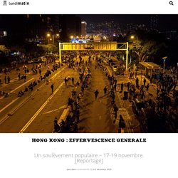 Hong Kong : effervescence generale