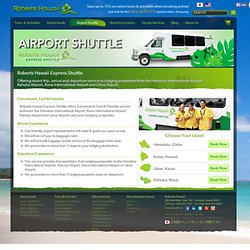 Honolulu Airport Shuttle, Transfer, Shuttle to Waikiki