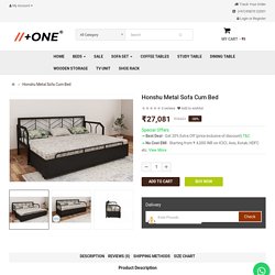 Buy Honshu Metal Sofa Cum Bed Online In India - PlusOne