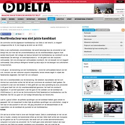 TU Delta: Hoofdred: was niet juiste kandidaat 04FEBR1999