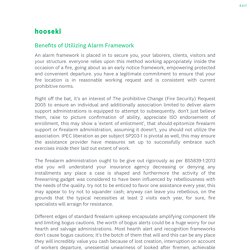 Benefits of Utilizing Alarm Framework