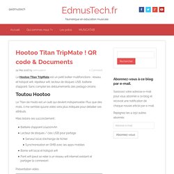 Hootoo Titan TripMate ! QR code & Documents - EdmusTech.fr