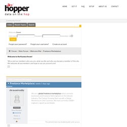 Hopper.co.za - Kunena - Topic: Freelance Marketplace (1/1)