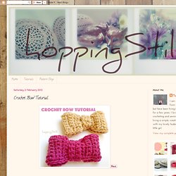 hoppingStill: Crochet Bow Tutorial