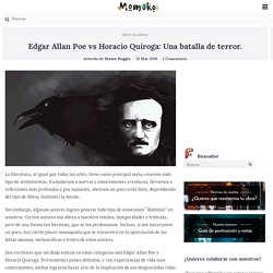 Edgar Allan Poe vs Horacio Quiroga: Una batalla de terror.
