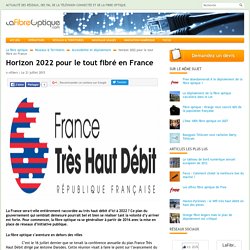 Horizon 2022 pour le tout fibré en France