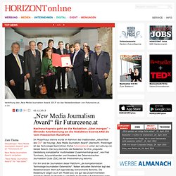 "New Media Journalism Award" für Futurezone.at