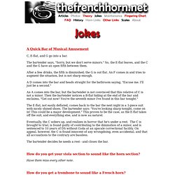 Horn Jokes from thefrenchhorn.net