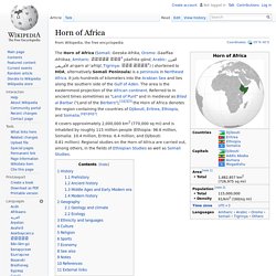 Horn of Africa