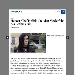 Hornbach: Heimat-Chef Heffels über den Viralerfolg des Gothic Girls
