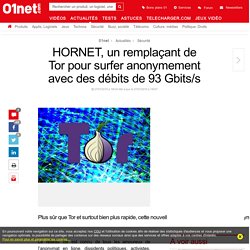 HORNET, un remplaçant de Tor pour surfer anonymement avec des débits de 93 Gbits/s