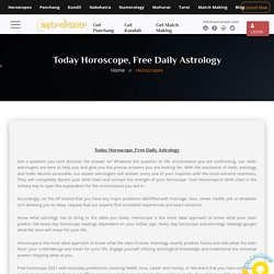 Free Daily Astrology Predictions