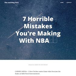 7 Horrible Mistakes You're Making With NBA중계