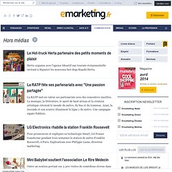 Communication et Campagnes de sponsoring / mécénat, les articles
