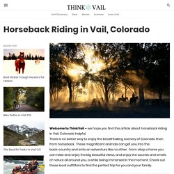 Horseback Riding in Vail, Colorado