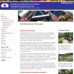 American Horticultural Therapy Association
