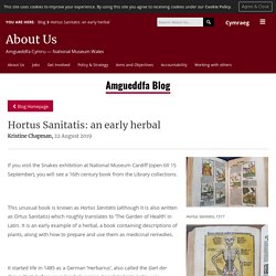 Hortus Sanitatis: an early herbal