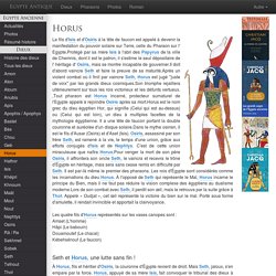 Horus, horus dieu egyptiens dieux egyptien