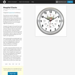 Hospital Clocks, 5306 Beethoven St., Suite 101 Los Angeles, Ca. 90066 - Gravatar Profile